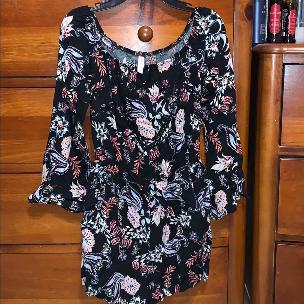 Off the shoulder romper